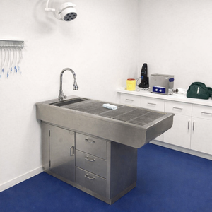 Mesa de Prequirófano y Limpieza Dental