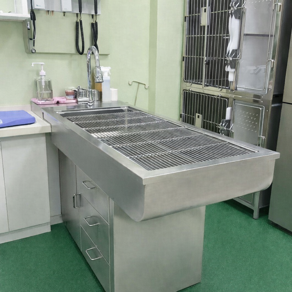 Mesa de Prequirófano y Limpieza Dental