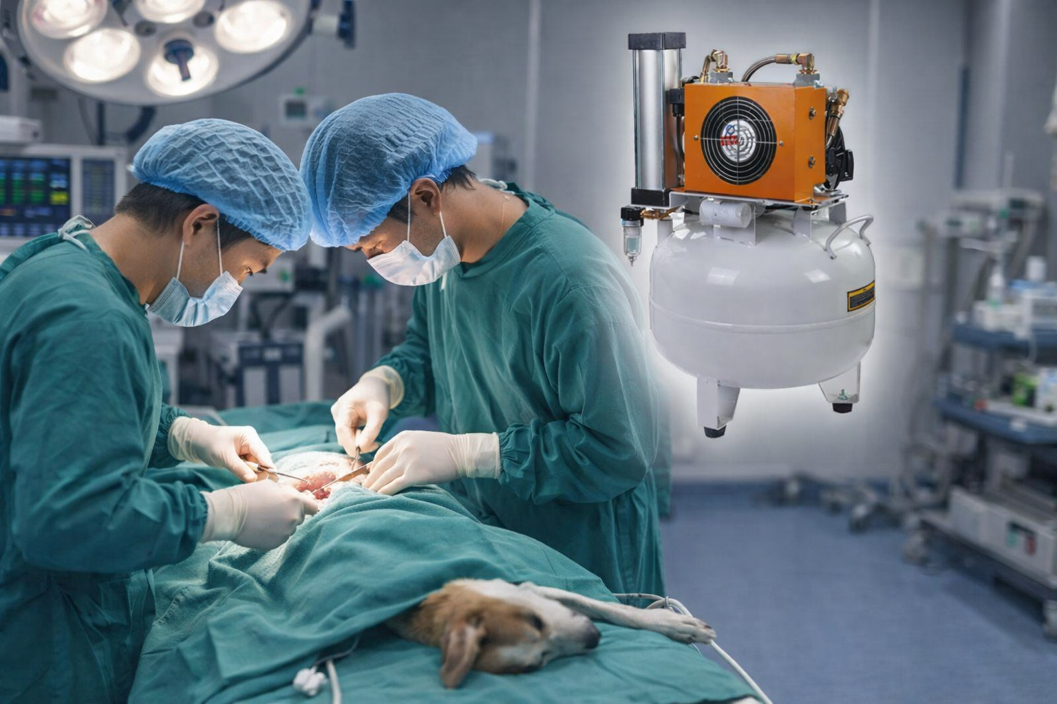 Compresor de Aire Medicinal Clase 2