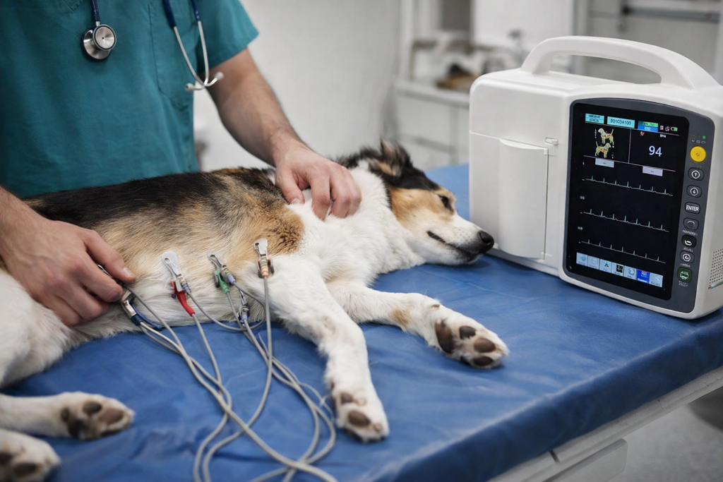 Electrocardiograma Veterinario UN8003V