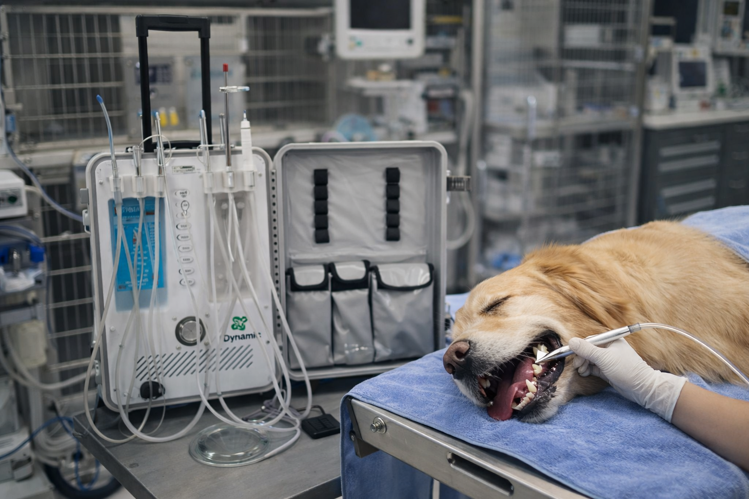 Estación Dental Móvil Maletin (Dental Clinic Portable Mobile Unit HDU‐893)